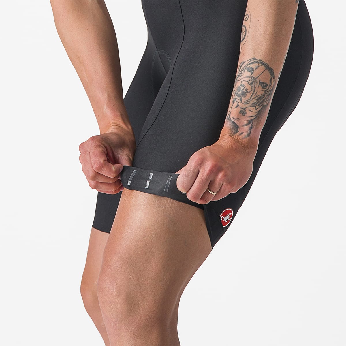 CASTELLI ESPRESSO Naisten shortsit, musta