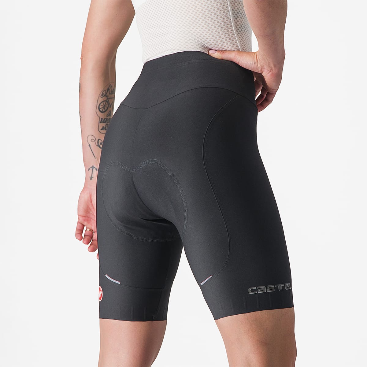 CASTELLI ESPRESSO Naisten shortsit, musta