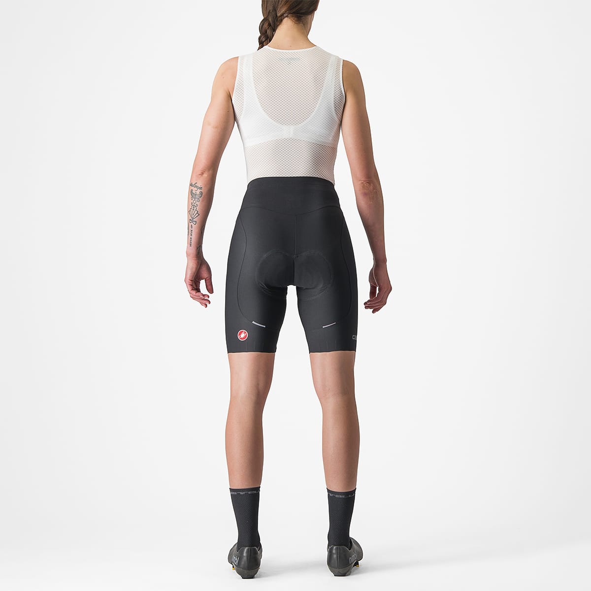 CASTELLI ESPRESSO Naisten shortsit, musta