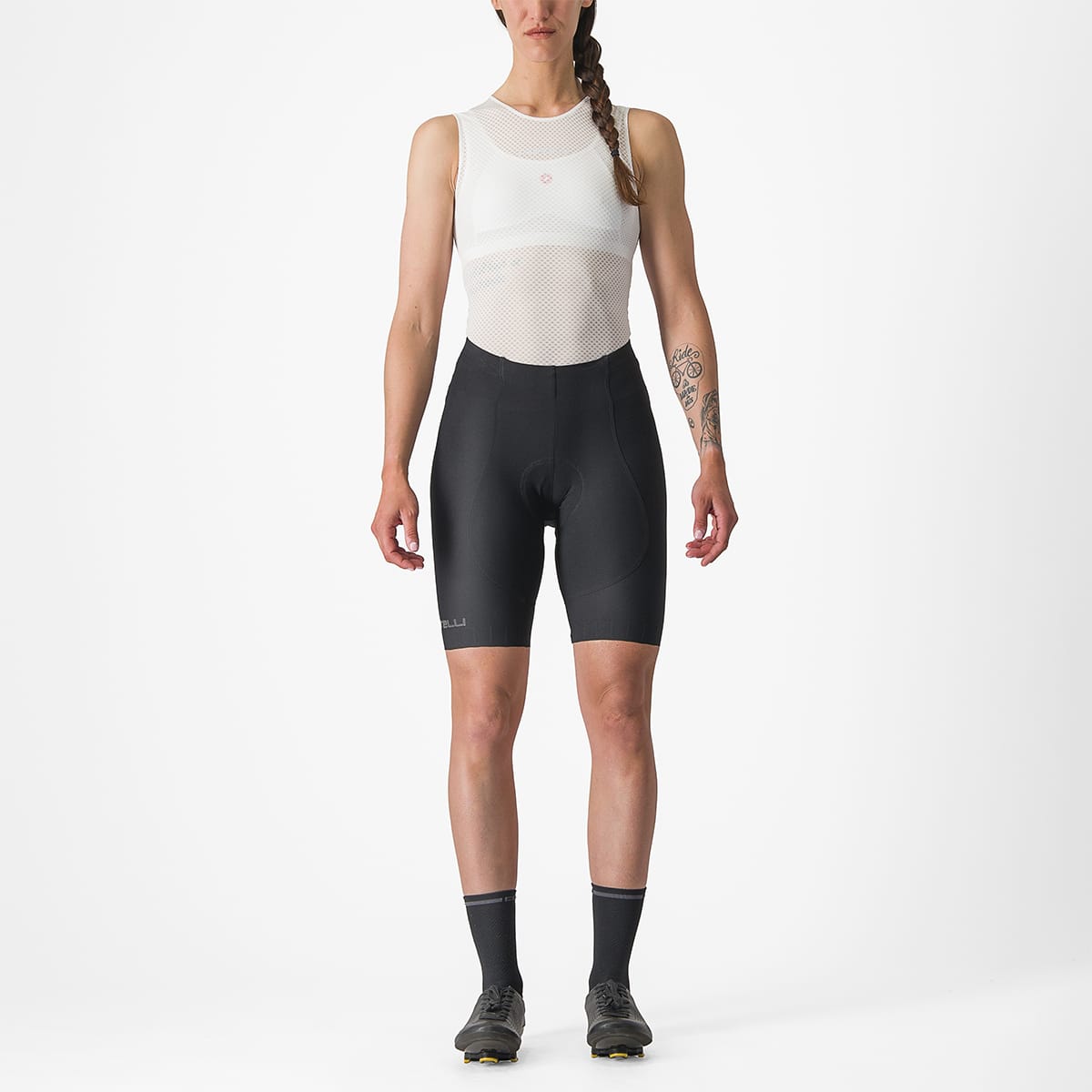 CASTELLI ESPRESSO Naisten shortsit, musta