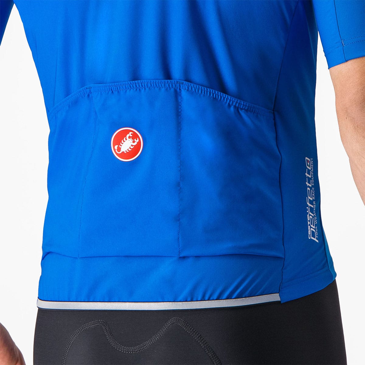 CASTELLI PERFETTO RoS 2 WIND Lyhythihainen Jersey Sininen