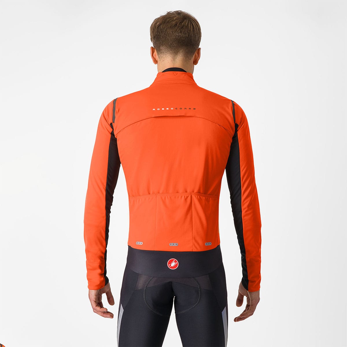 CASTELLI ALPHA DOPPIO ROS takki oranssi CASTELLI ALPHA DOPPIO ROS takki oranssi