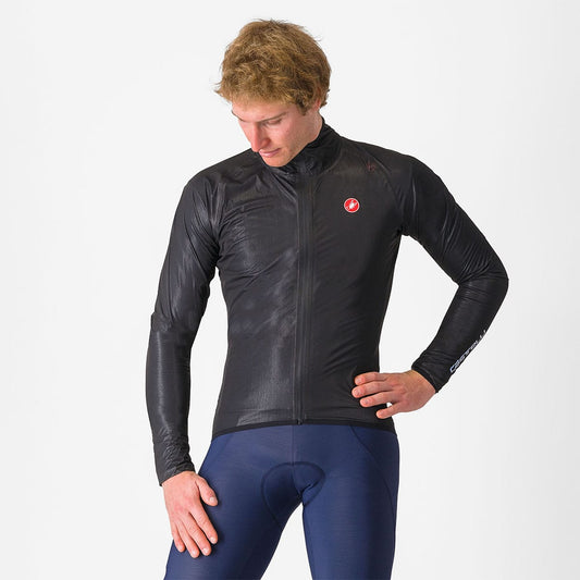 CASTELLI SQUALL SHELL takki musta/harmaa