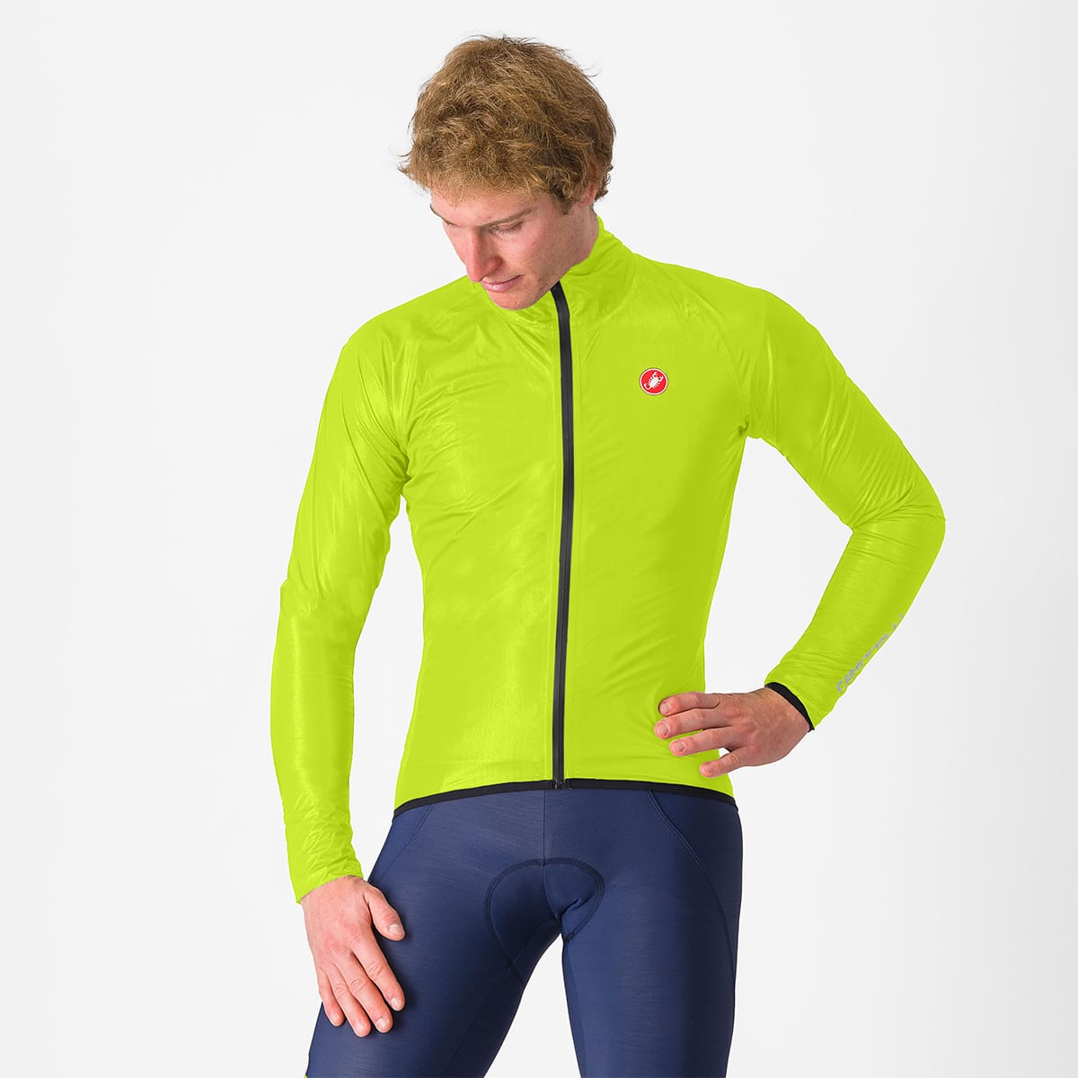 CASTELLI SQUALL SHELL takki keltainen/musta