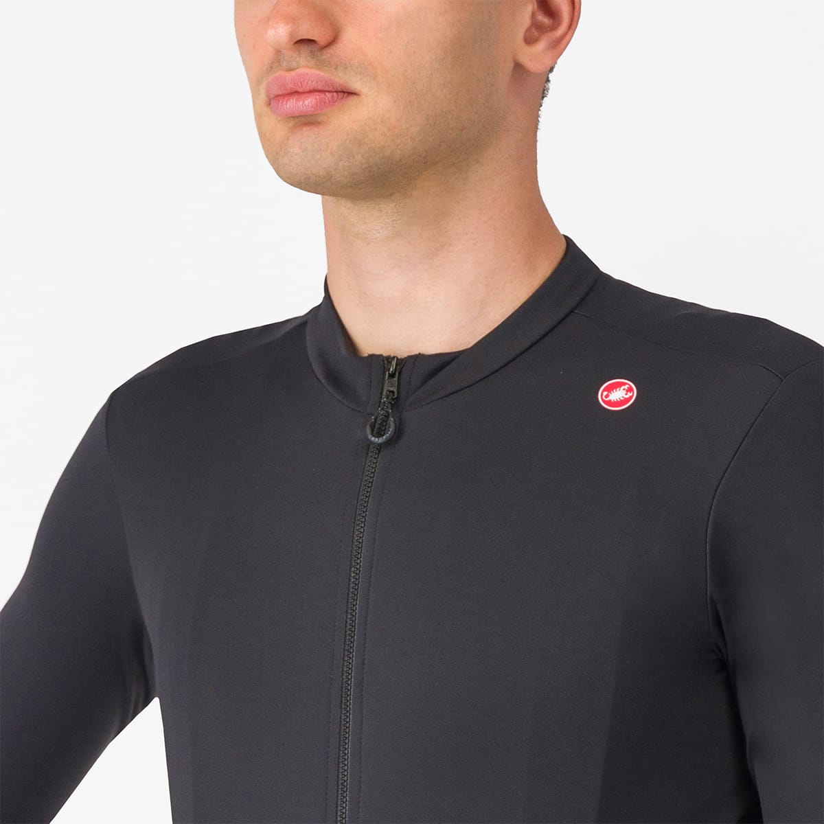 CASTELLI ESPRESSO THERMAL pitkähihainen trikoo musta