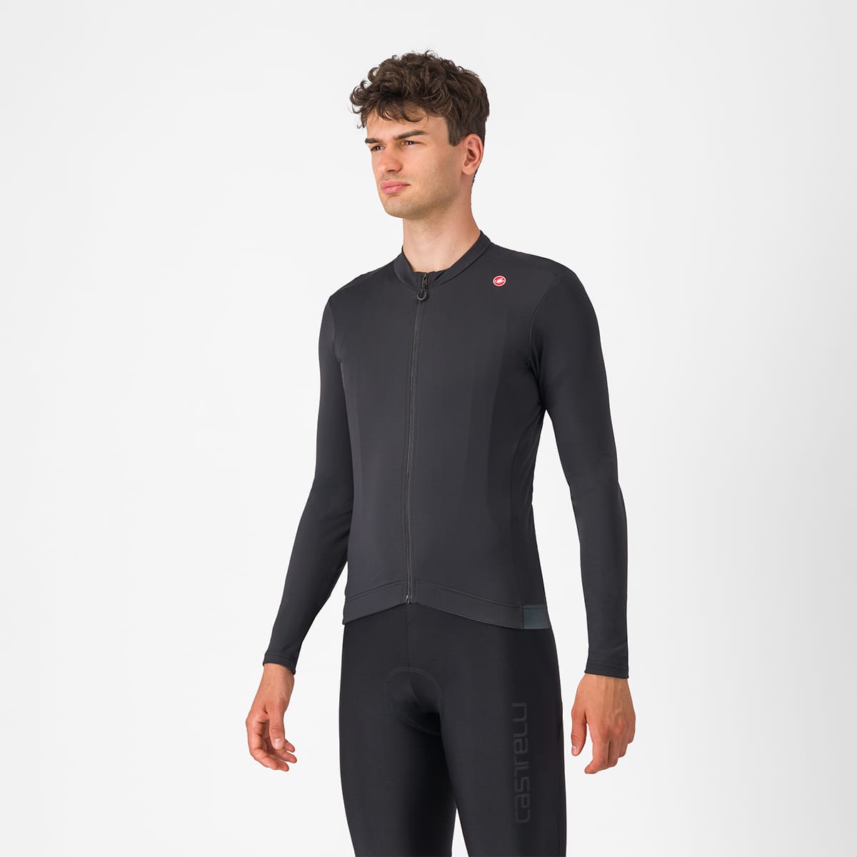 CASTELLI ESPRESSO THERMAL pitkähihainen trikoo musta