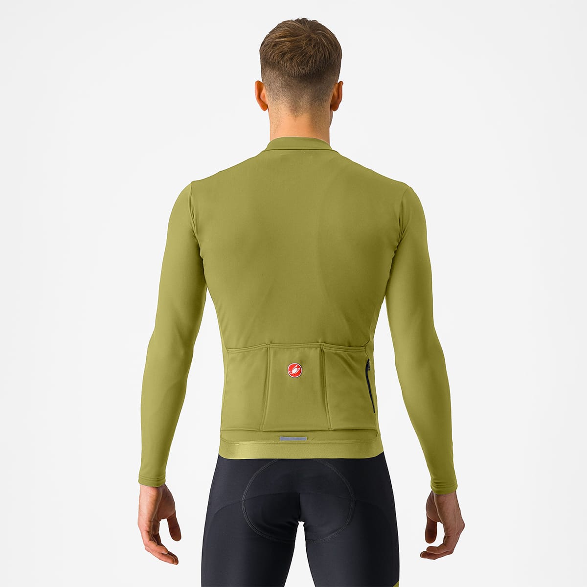 CASTELLI ESPRESSO THERMAL pitkähihainen Jersey vihreä