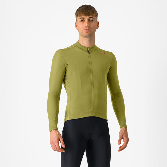 CASTELLI ESPRESSO THERMAL pitkähihainen Jersey vihreä