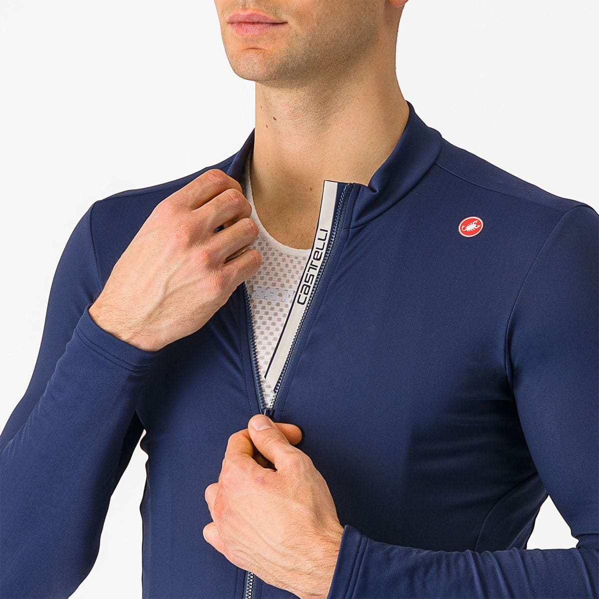 CASTELLI ESPRESSO THERMAL pitkähihainen trikoo Sininen