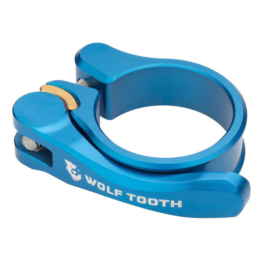 Collier de Selle WOLF TOOTH Serrage Rapide Bleu