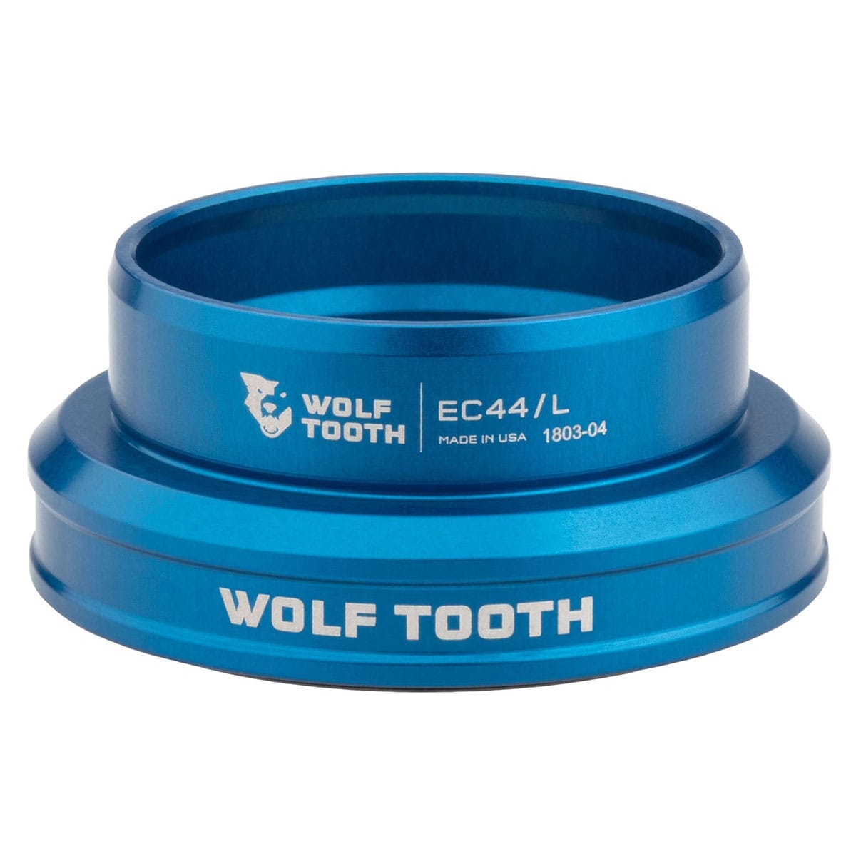 Cuvette Basse pour Jeu de Direction Externe WOLF TOOTH PREMIUM 1,5" EC44 Bleu