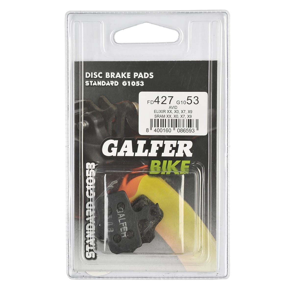 Plaquettes GALFER Avid/Sram Elixir / XX / X0 / DB / Level / Level T / Level TL