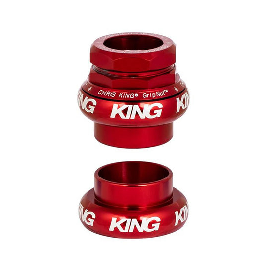 CHRIS KING GRIPNUT 1" Ulkoinen jakopää EC30/EC30 Punainen