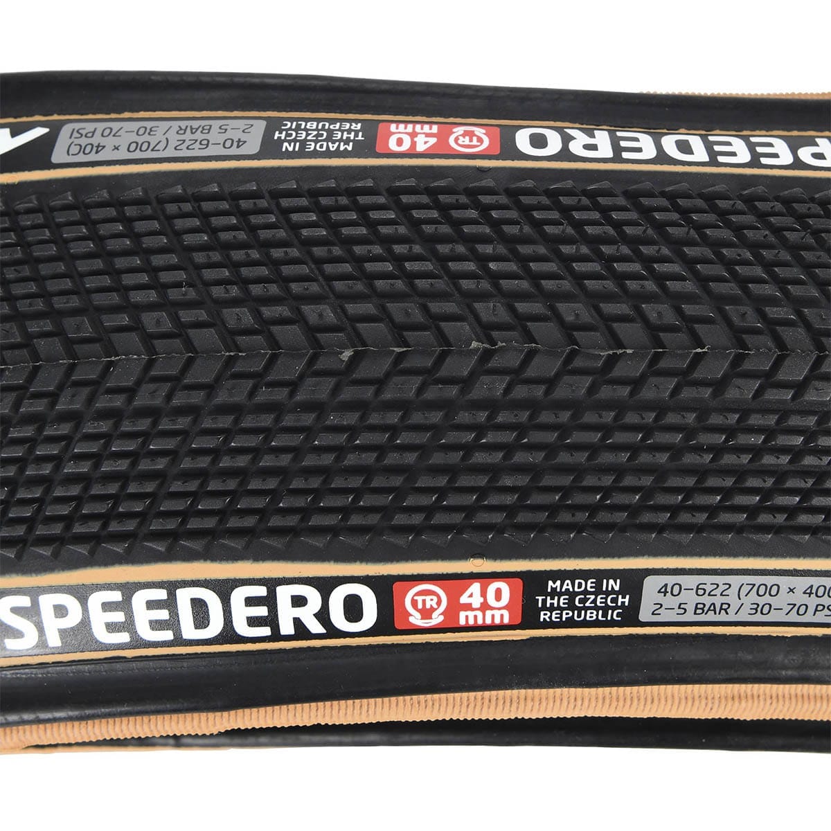 Pneu TUFO GRAVEL SPEEDERO 700x40c Tubeless Ready Noir