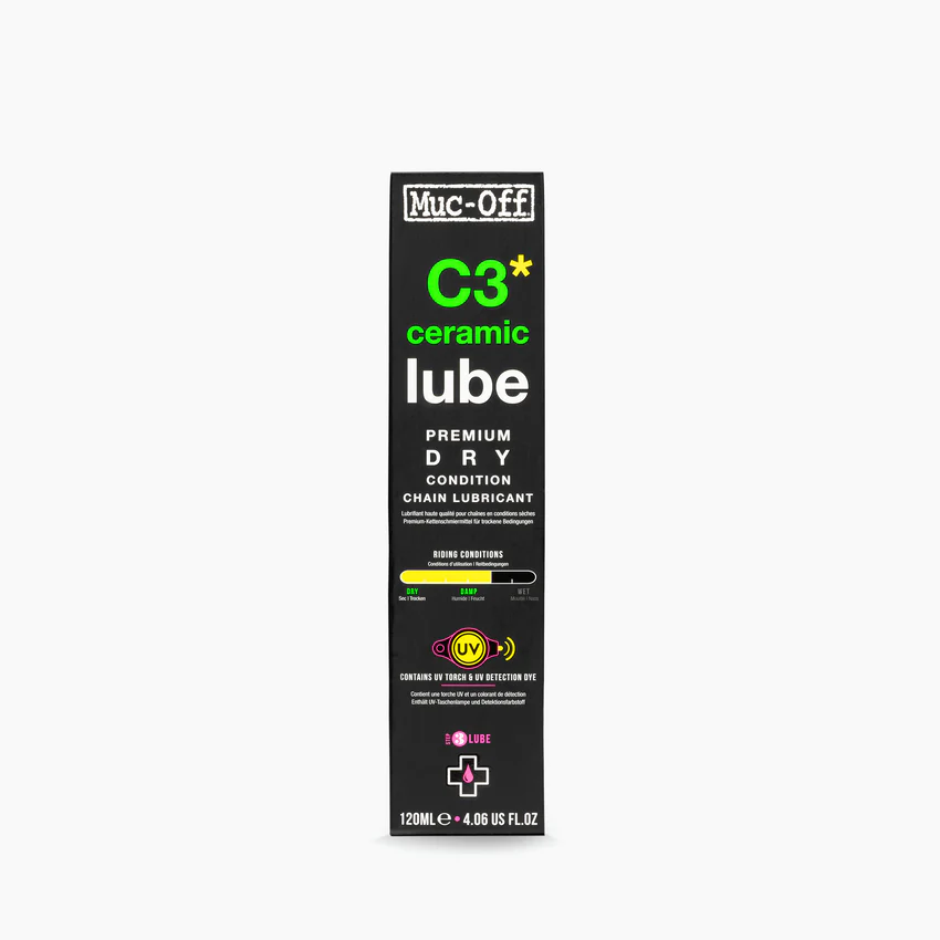 MUC-OFF C3 DRY CERAMIC LUBE kuiviin olosuhteisiin (120 ml)