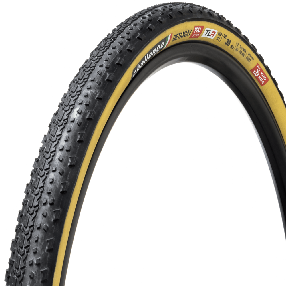 CHALLENGE OPEN GETAWAY 700x36c Tubeless Ready Beige -rengas