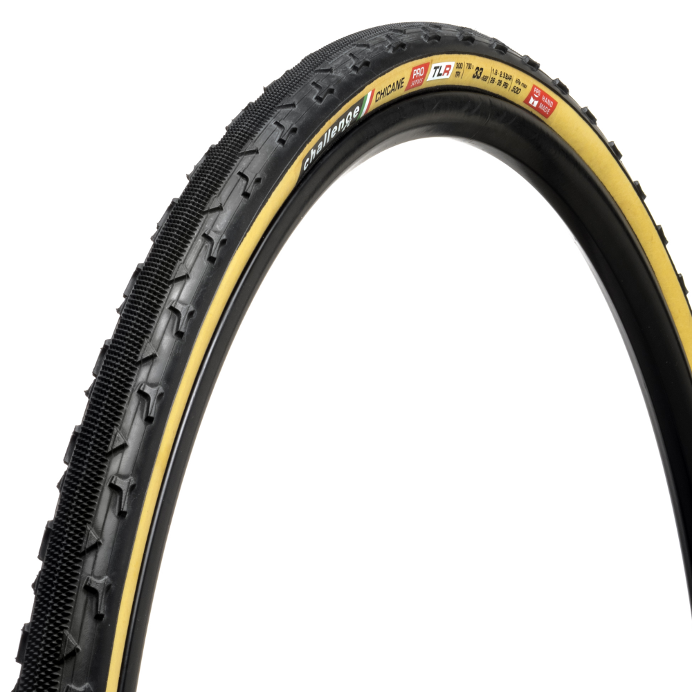 CHALLENGE OPEN CHICANE 700x33c Tubeless Ready Beige-rengas