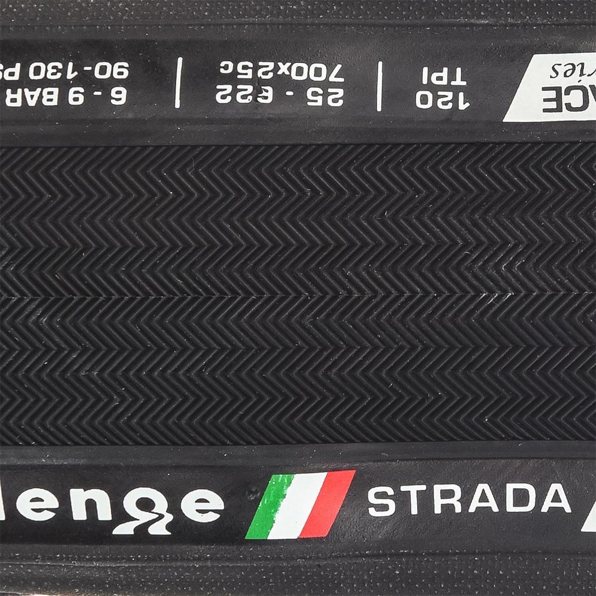 Pneu CHALLENGE STRADA RACE 700x25c TubeType Souple Noir