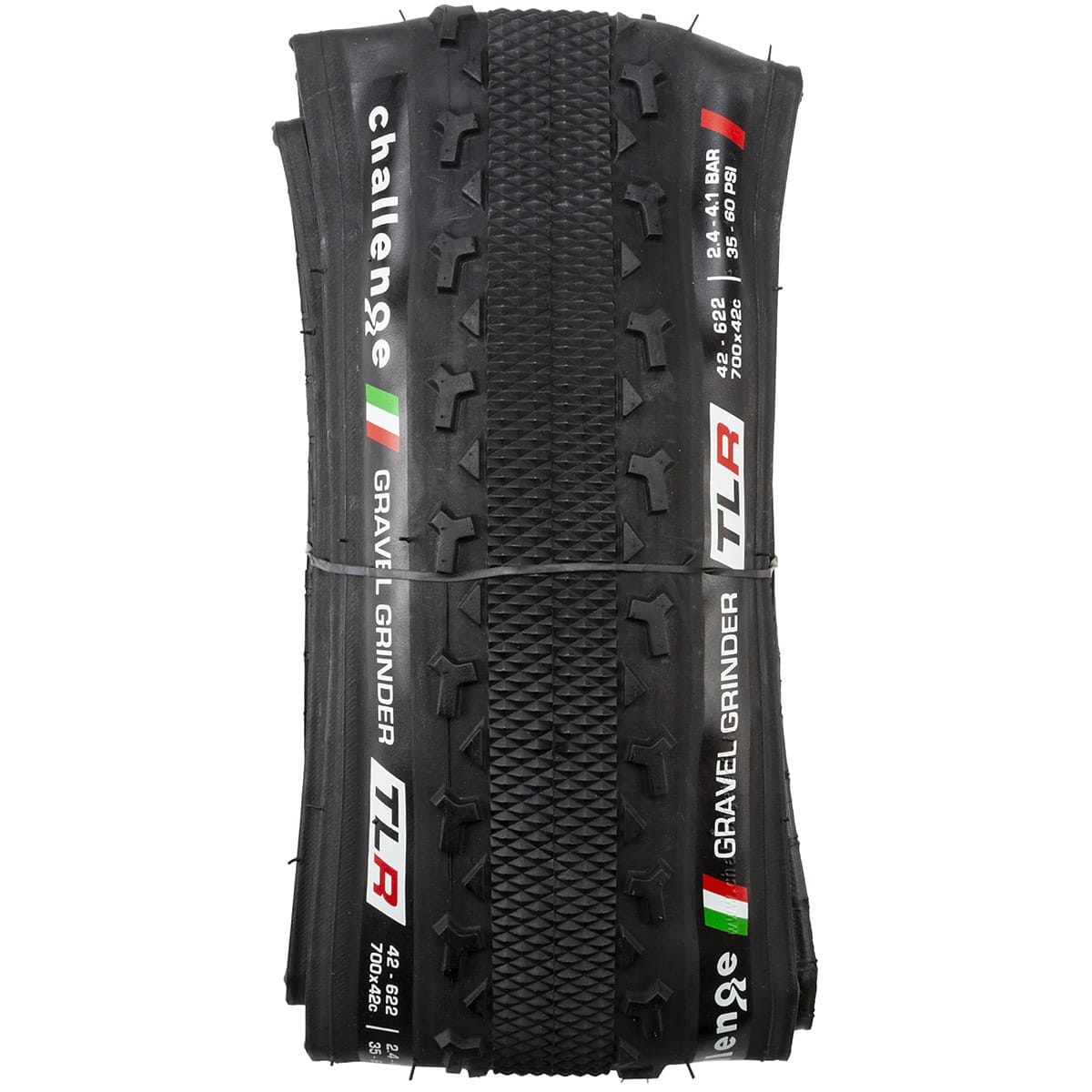 Pneu CHALLENGE GRAVEL GRINDER 700x42c Tubeless Ready Noir