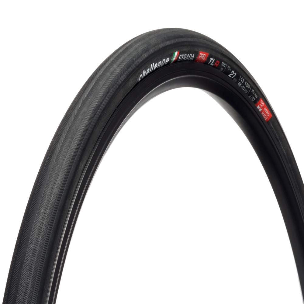 CHALLENGE STRADA 700x27c Tubeless Ready -rengas Musta