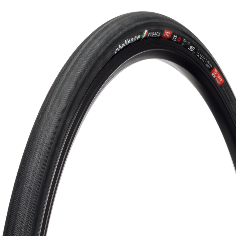 CHALLENGE STRADA 700x30c Tubeless Ready -rengas Musta