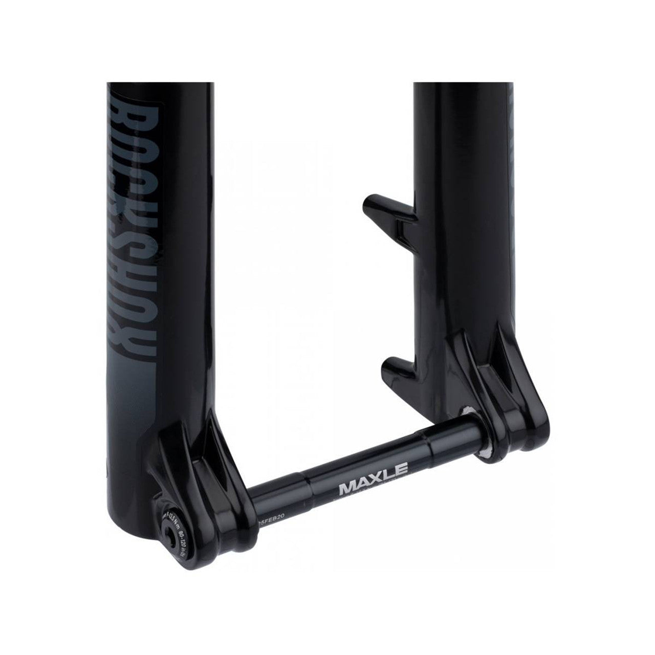 ROCKSHOX RECON SILVER RL REMOTE 27.5" SoloAir kapeneva haarukka-akseli 9x100 QR Musta