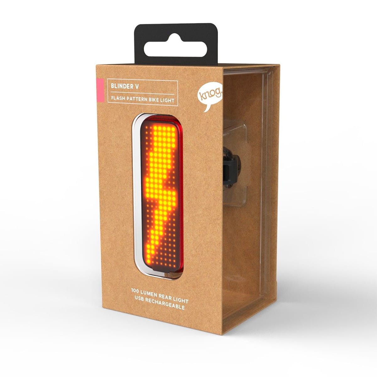 Takavalaistus KNOG BLINDER V - Traffic - Musta