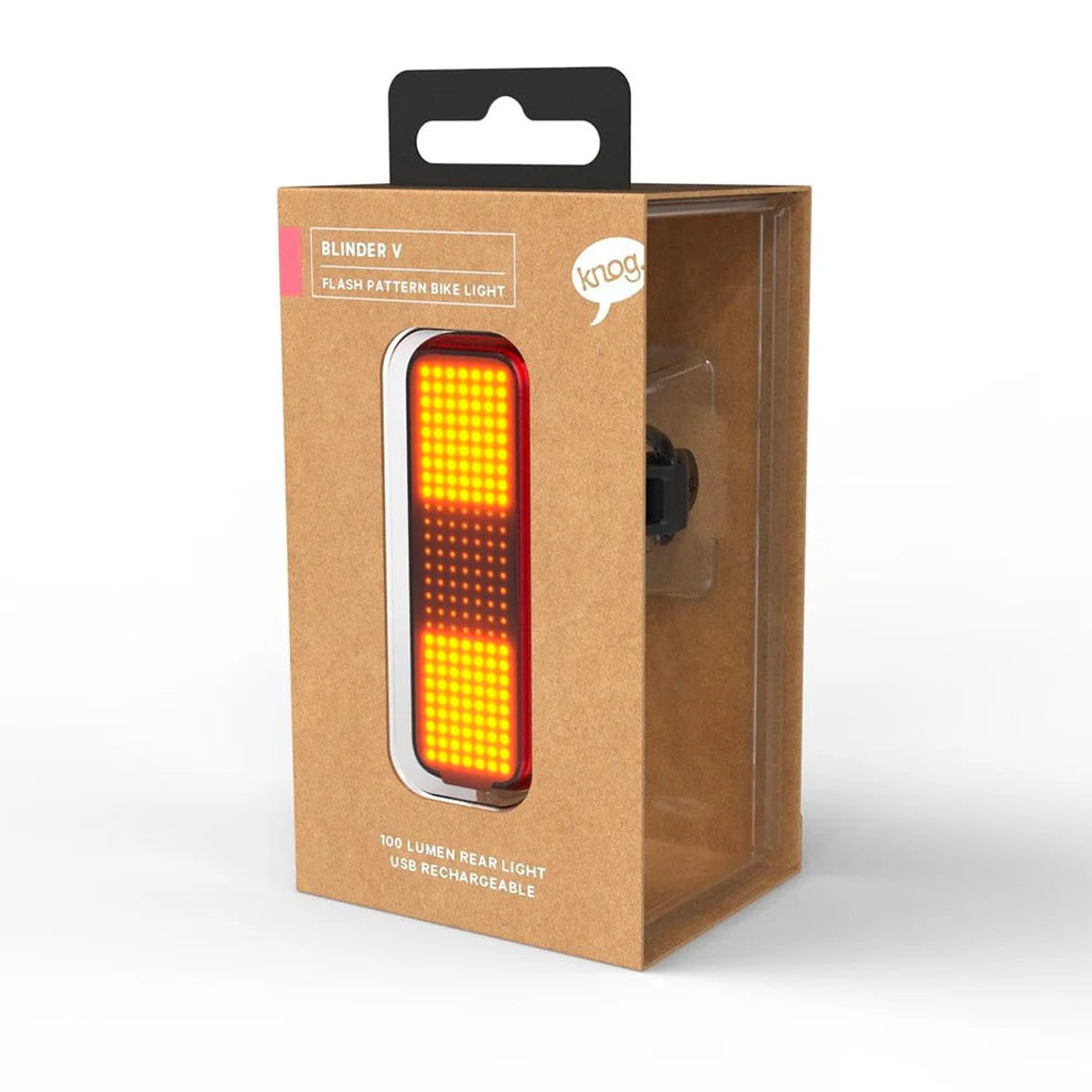 Takavalaistus KNOG BLINDER V - Traffic - Musta