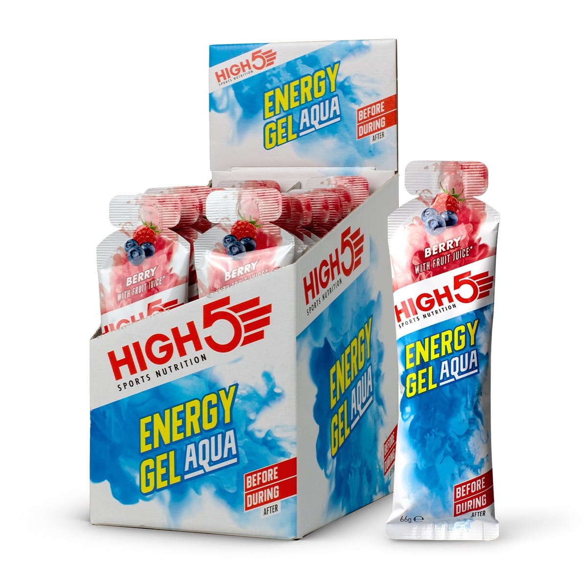 HIGH5 ENERGY GEL Aqua (66g) Punaiset hedelmät