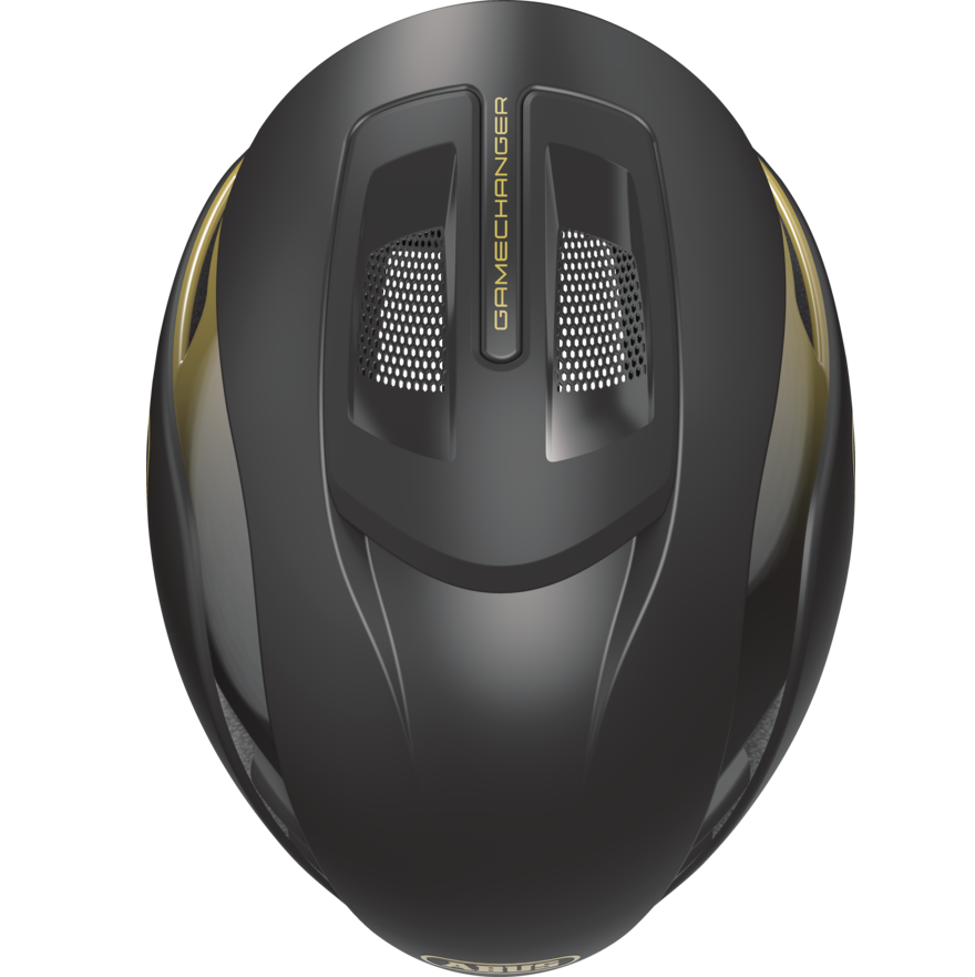 ABUS GAMECHANGER 2.0 maantiekypärä musta/kultainen