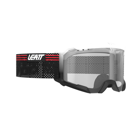Maski LEATT VELOCITY 4.0 MTB X-FLOW Valkoinen/Harmaa Iriz Hopea Linssi 50 VLT