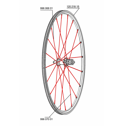 10 KPL:N PAKETTI MAVIC CROSSRIDE UB 08 MUSTA 276MM TAKAPYÖRÄNPYÖRÄT