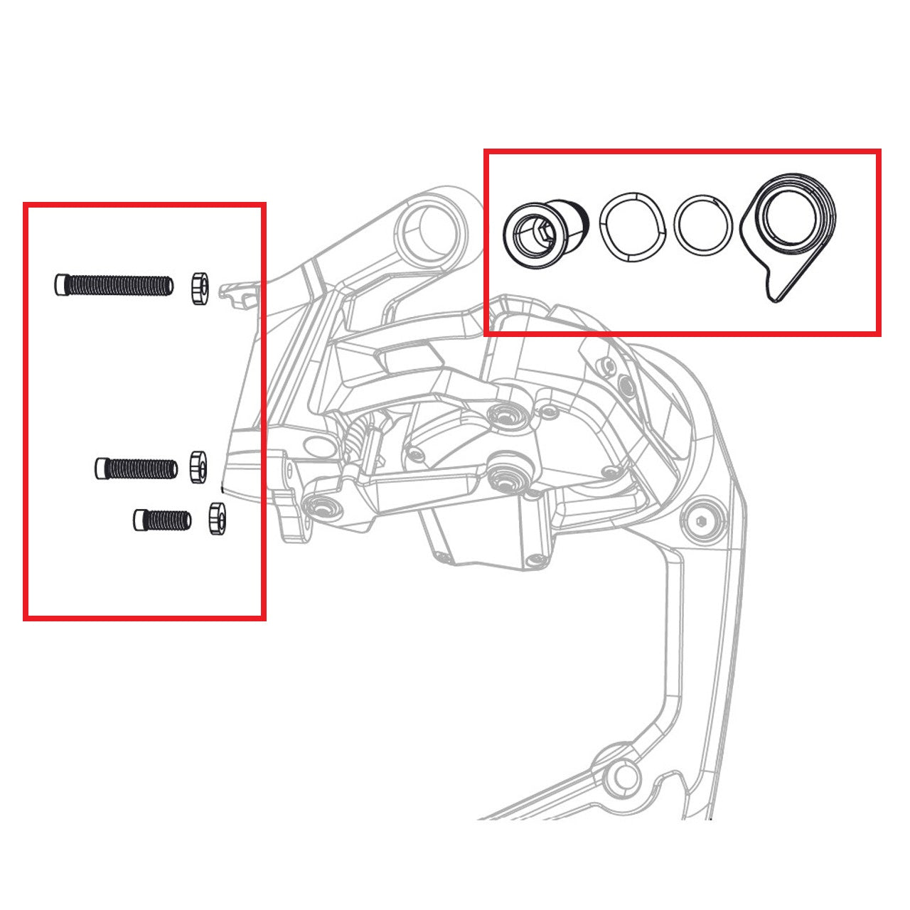 SRAM RED AXS E1 Max 36T takavaihteen työntöruuvi SRAM RED AXS E1 Max 36T takavaihteen työntöruuvi