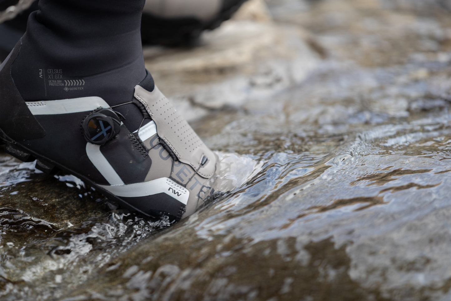 NORTHWAVE CELSIUS XT GTX WINTER MTB-kengät Musta/Harmaa