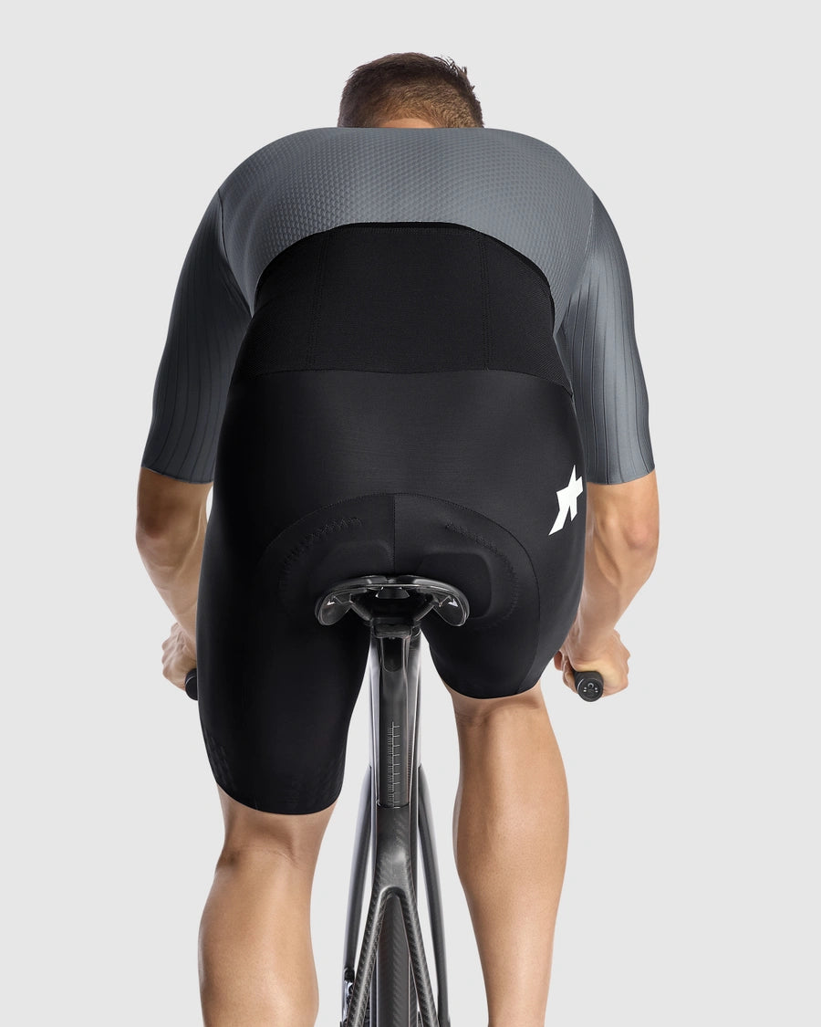 ASSOS EQUIPE RS LE HOUDINI S11 Uimapuku harmaa/musta