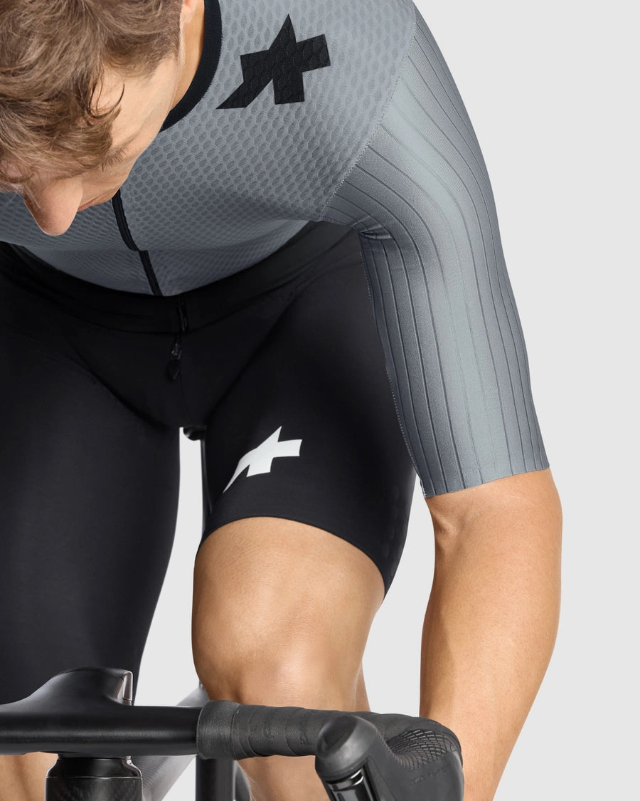 ASSOS EQUIPE RS LE HOUDINI S11 Uimapuku harmaa/musta