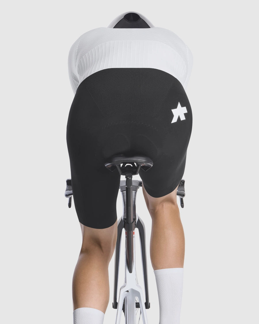 ASSOS EQUIPE RS RAPIDFIRE S11 märkäpuku Valkoinen/musta