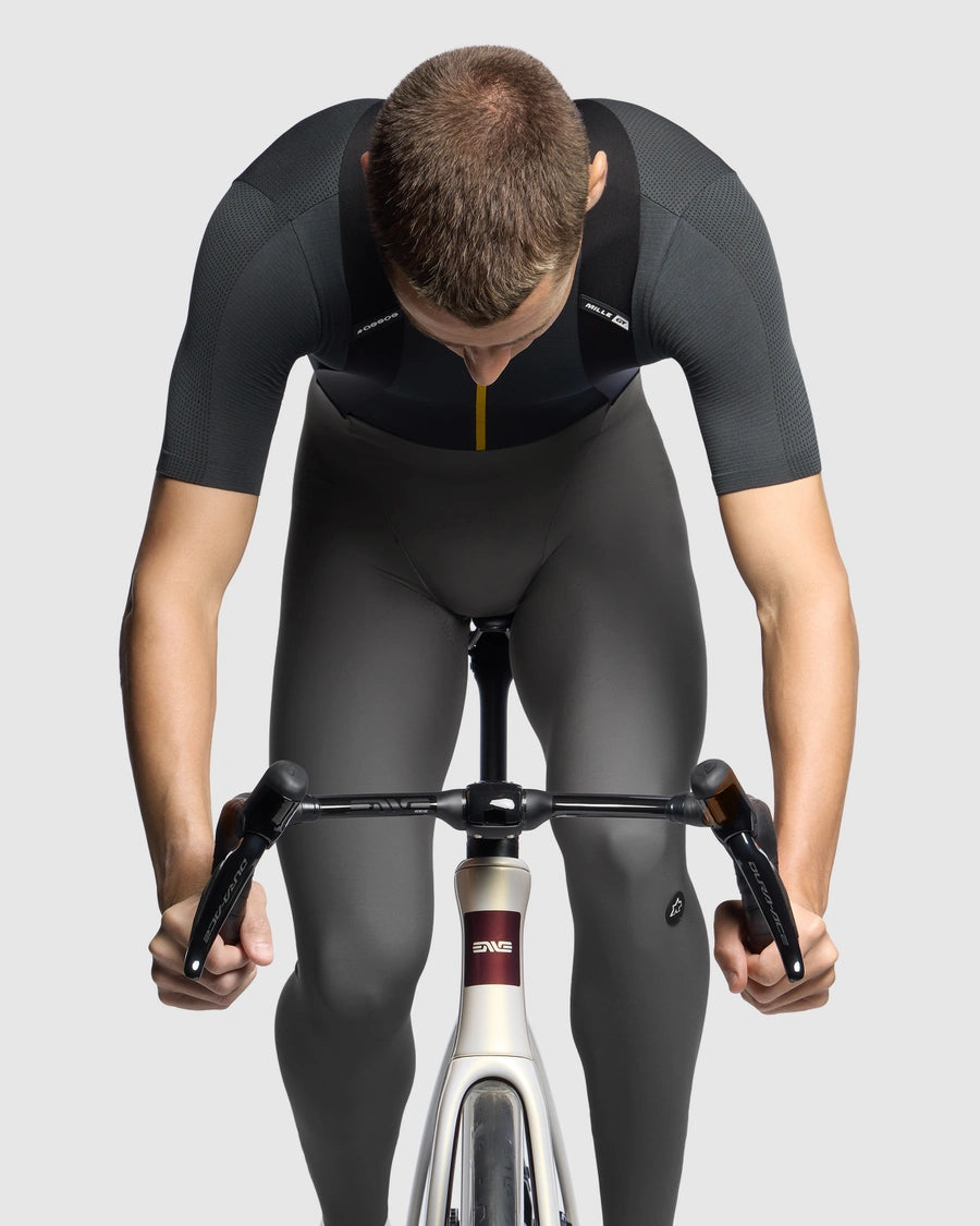ASSOS MILLE GT SPRING FALL S11 Pitkät Henkselipyöräilyshortsit Harmaa