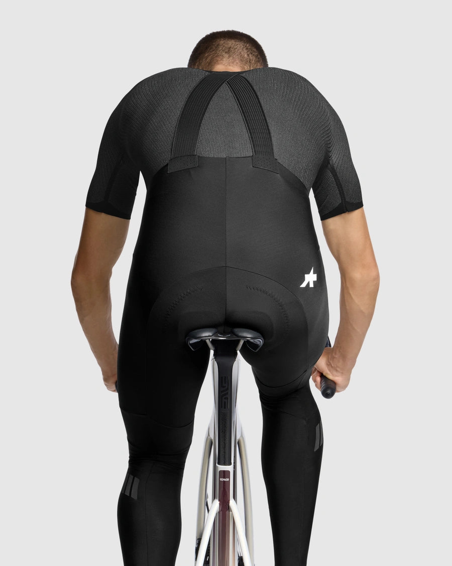 ASSOS EQUIPE RS SPRING FALL S11 EVO -pitkät olkainpyöräilyshortsit Musta