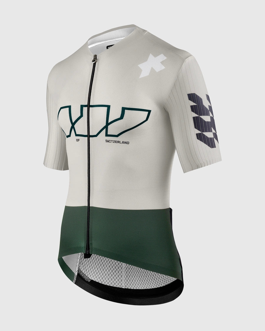 ASSOS EQUIPE RS S11 Something to say Lyhythihainen trikoo Valkoinen