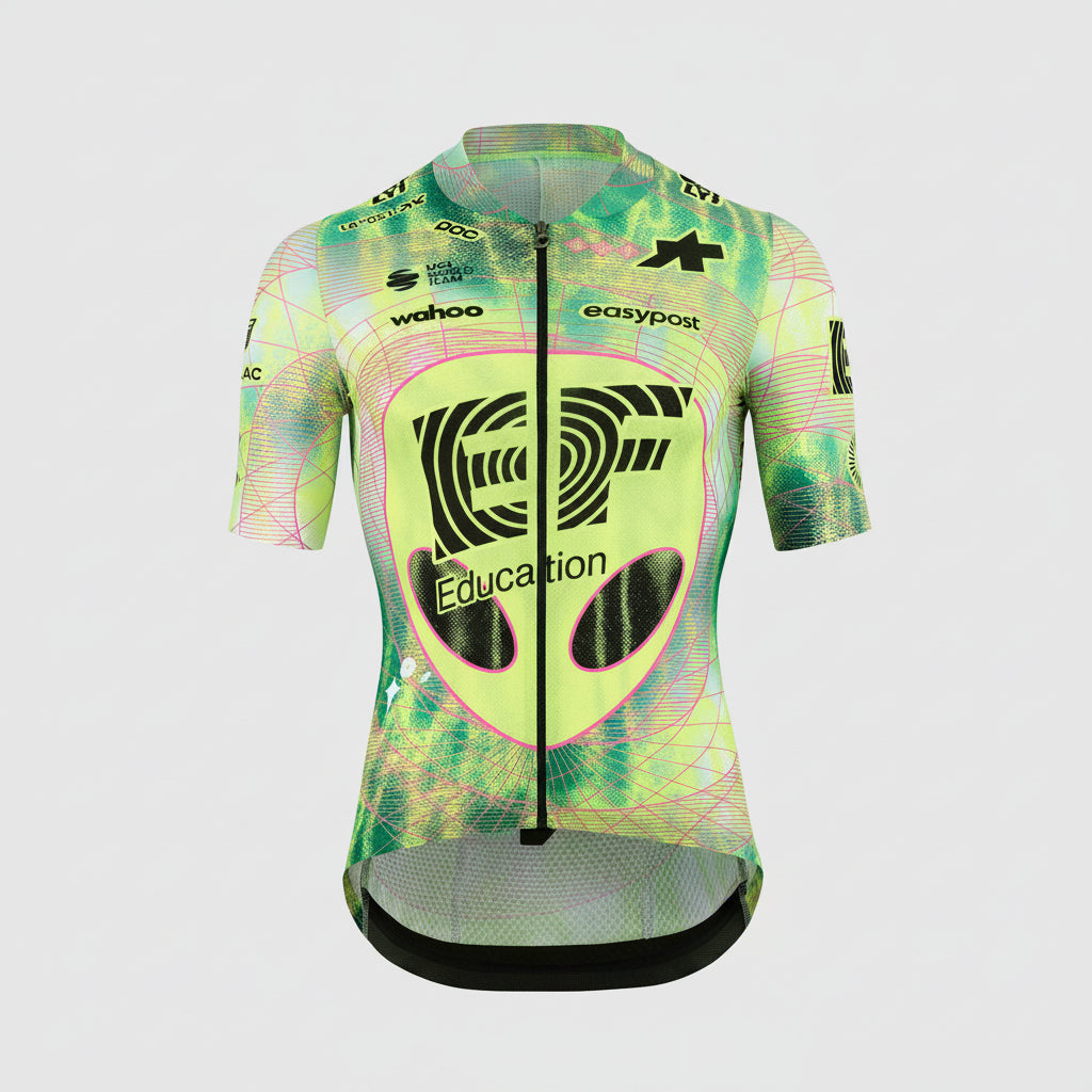 ASSOS MILLE GT EDUCATION FIRST GIRO Jersey lyhythihainen musta/keltainen