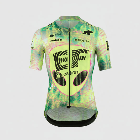 ASSOS MILLE GT EDUCATION FIRST GIRO Jersey lyhythihainen musta/keltainen