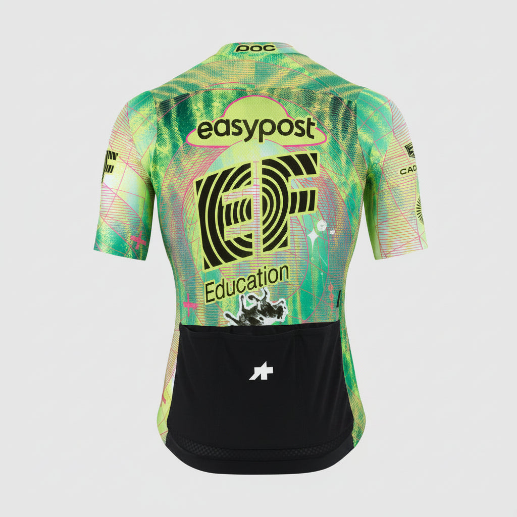 ASSOS MILLE GT EDUCATION FIRST GIRO Jersey lyhythihainen musta/keltainen
