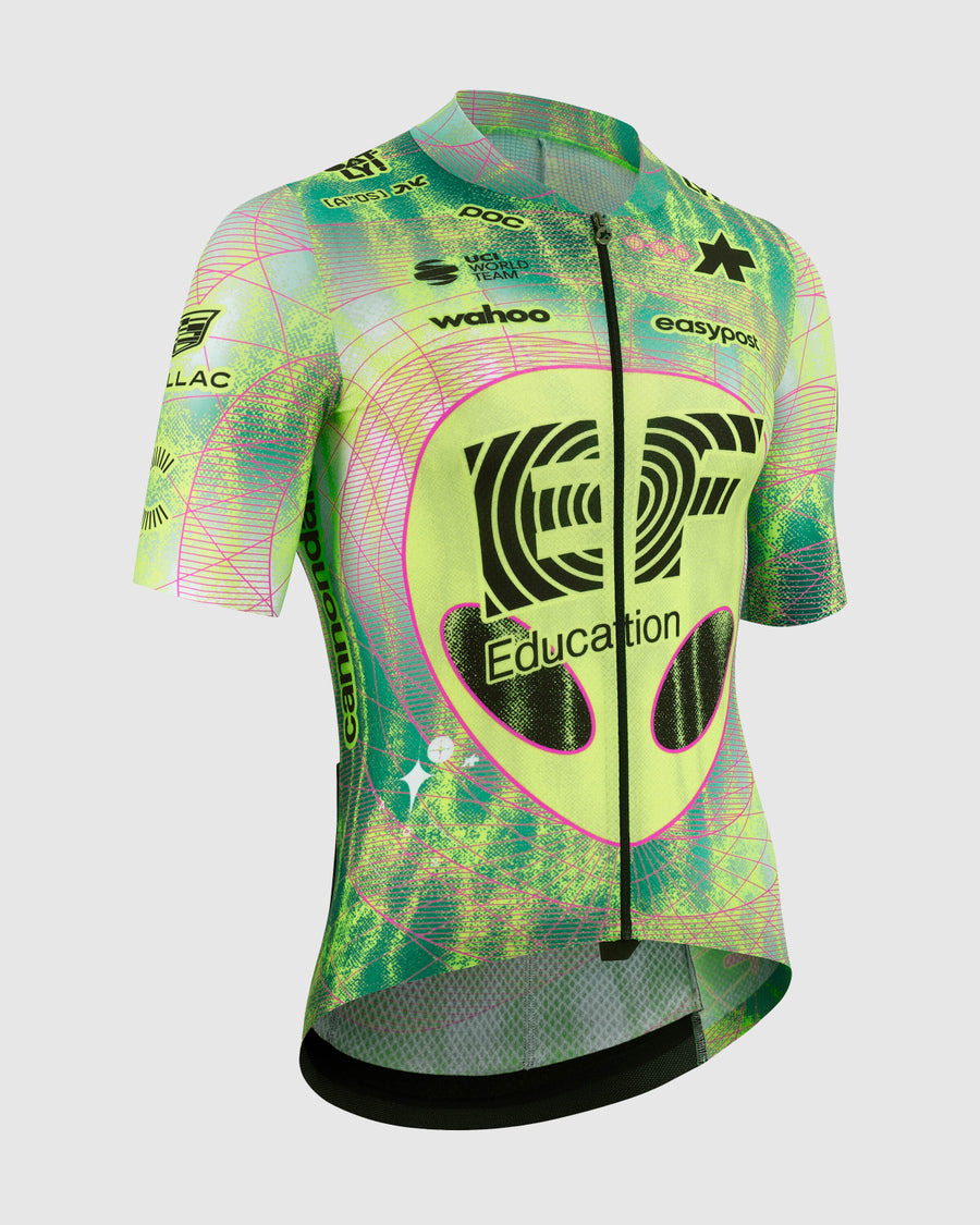ASSOS MILLE GT EDUCATION FIRST GIRO Jersey lyhythihainen musta/keltainen