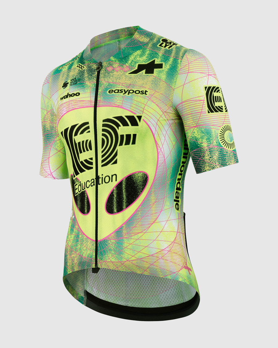 ASSOS MILLE GT EDUCATION FIRST GIRO Jersey lyhythihainen musta/keltainen