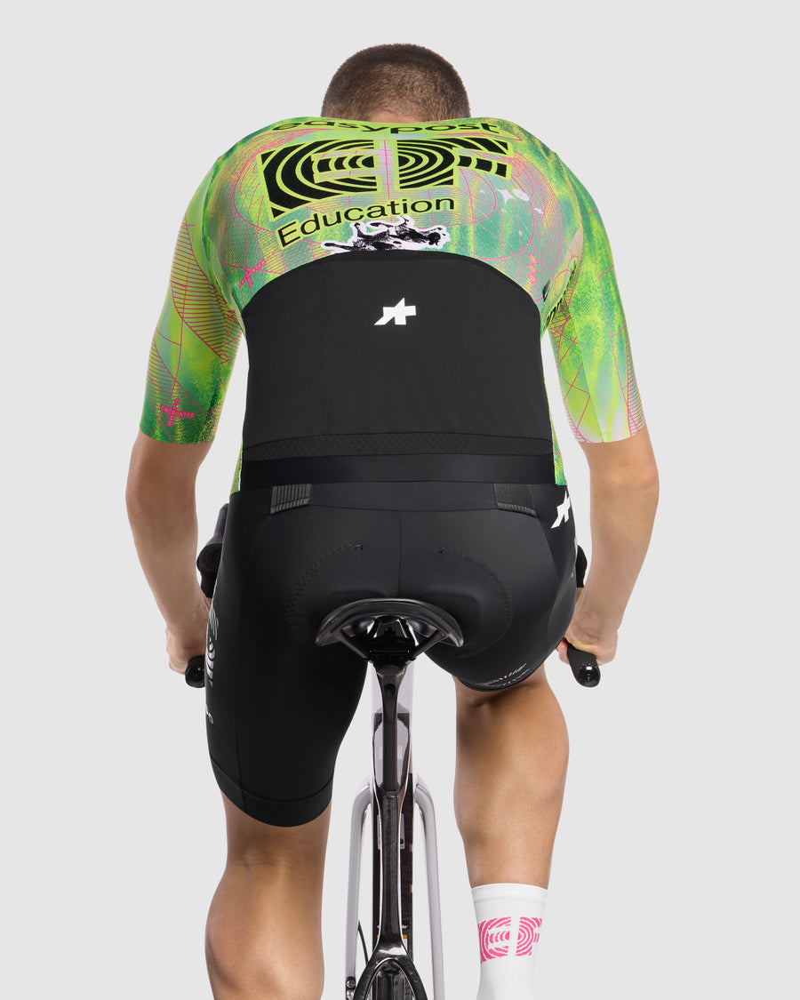 ASSOS MILLE GT EDUCATION FIRST GIRO Jersey lyhythihainen musta/keltainen