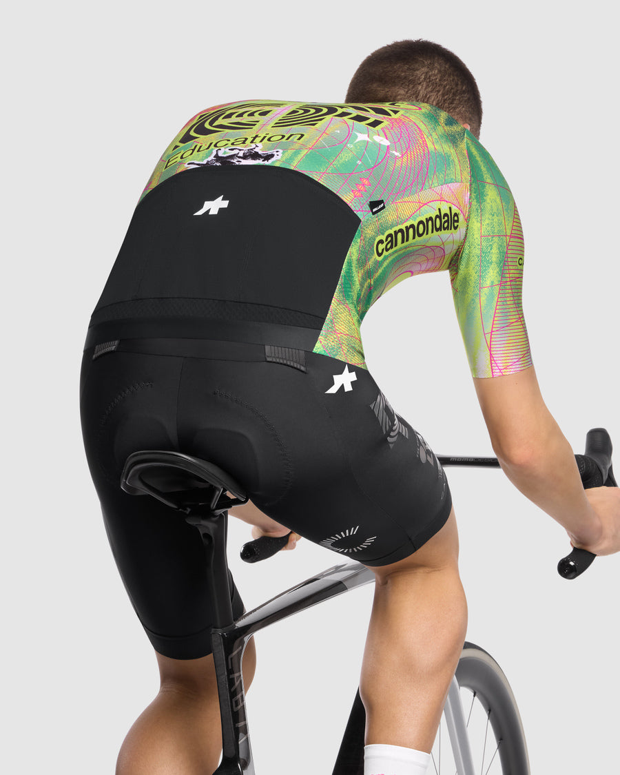 ASSOS MILLE GT EDUCATION FIRST GIRO Jersey lyhythihainen musta/keltainen