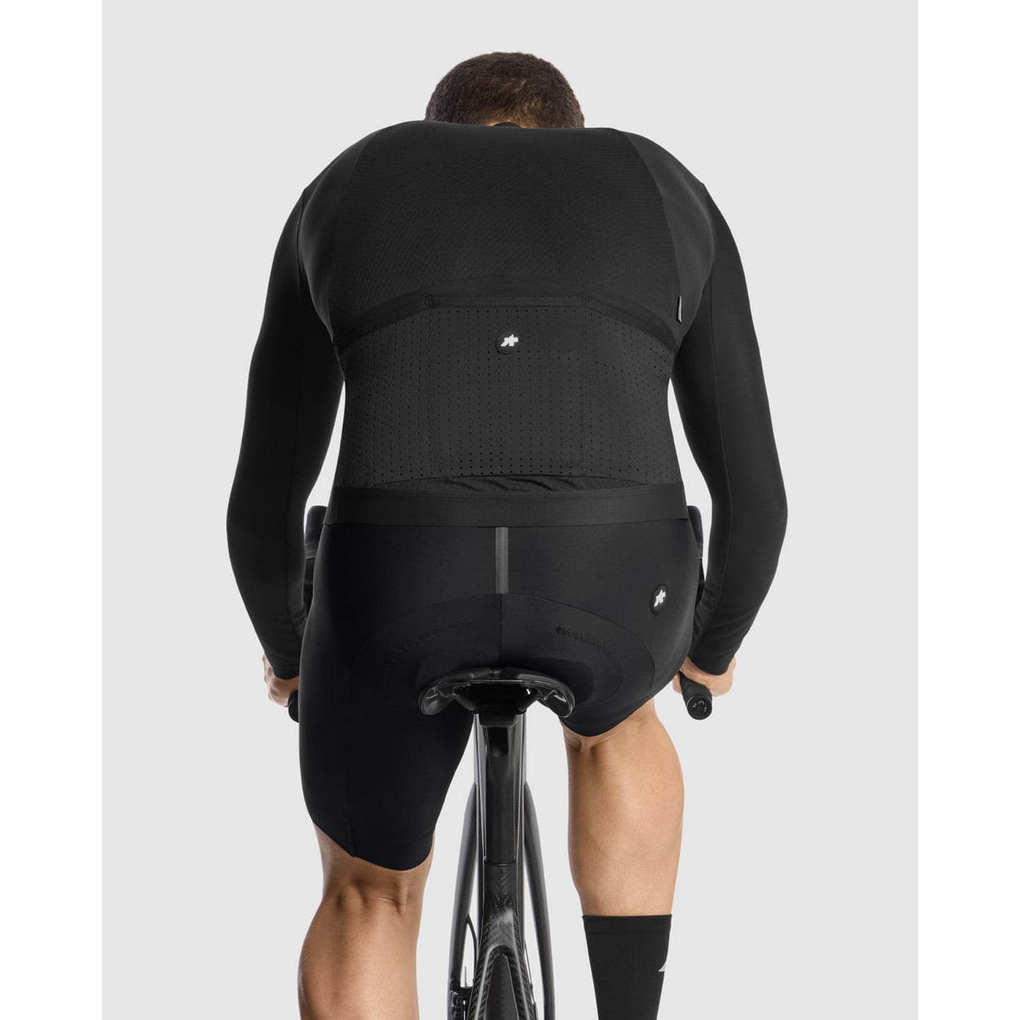 ASSOS EQUIPE R SPRING FALL S11 pitkähihainen trikoo musta