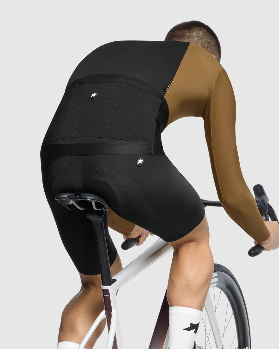ASSOS EQUIPE R SPRING FALL S11 -pitkähihainen pyöräilypaita Jupiter Gold
