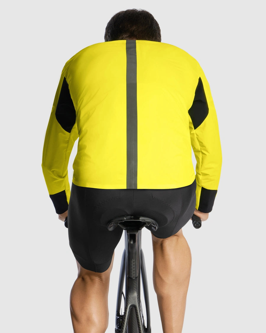 ASSOS MILLE GTS Rain S11 optinen keltainen takki